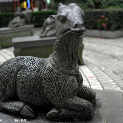 铜羊雕塑制作